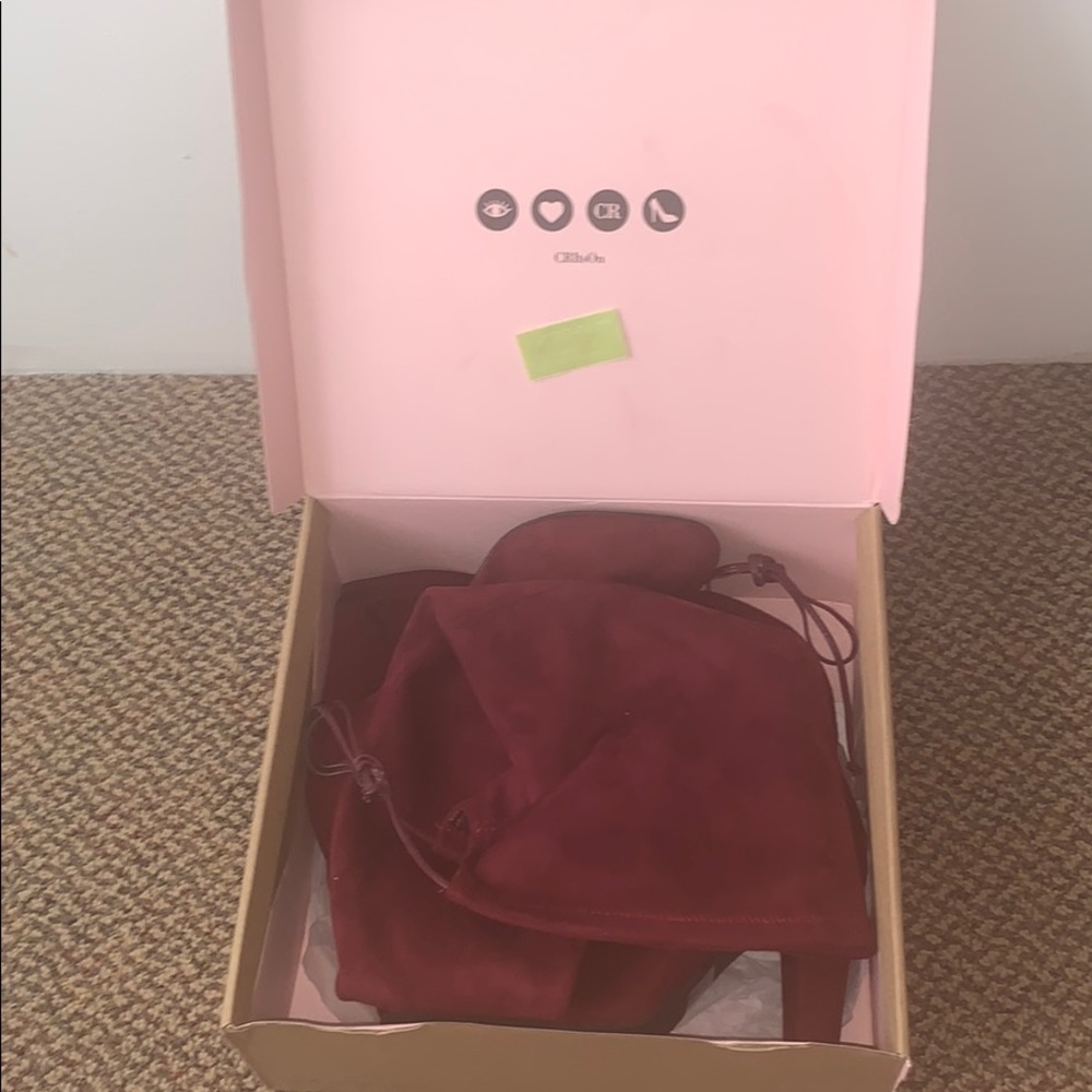 Thigh High Velvet Boots - FREE GIFT W/ PURCHASE